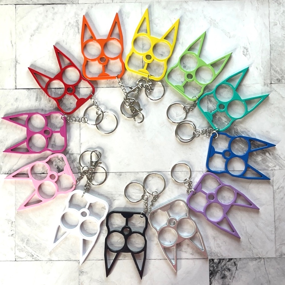Cat Knuckle Keychain, Self Defense Keychain